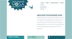 Desktop Screenshot of oceansideyoga.com